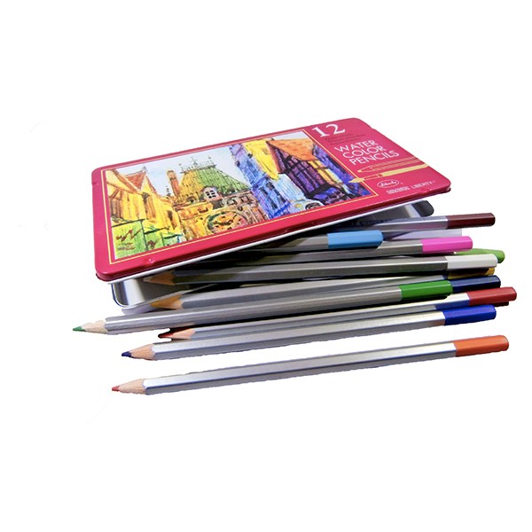 Crayons de couleur aquarelle 