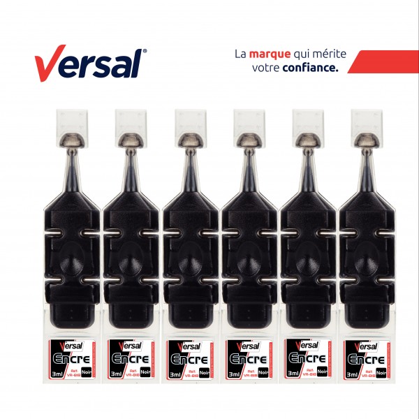 Encre Permanente VERSAL Noir Réf-VR818